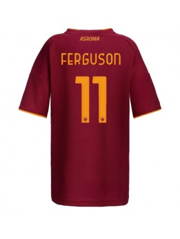 AS Roma Evan Ferguson #11 Replika Hemmakläder Dam 2025-26 Kortärmad